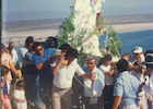 Procesión de la virgen Santa Rosa de Lima