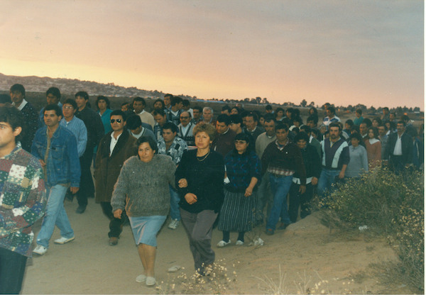 Camino al cementerio