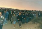 Camino al cementerio