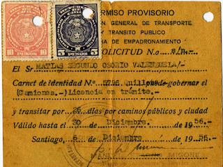 Permiso de conducir provisorio Permiso de conducir provisorio