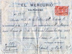 Suscripción al diario El Mercurio de Valparaíso Suscripción al diario El Mercurio de Valparaíso