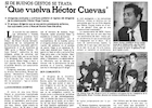 Exilio del dirigente sindical Héctor Cuevas