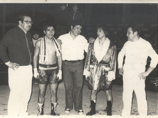 Combate de boxeo en Los Lagos Combate de boxeo en Los Lagos