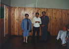 Dirigenta y boxeador Dirigenta y boxeador