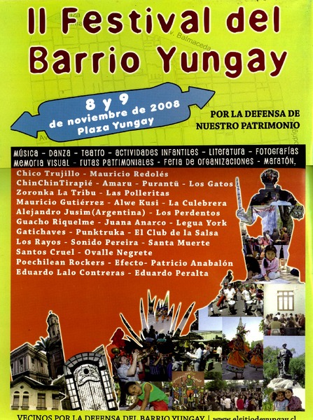 Celebración en el barrio Yungay