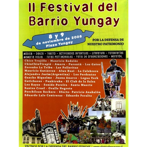 Celebración en el barrio Yungay