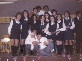 Estudiantes del Liceo C-40 de Quellón