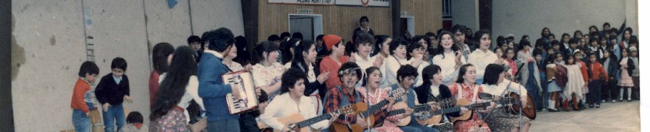 Presentación de grupo folklórica en Quellón