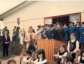 Inauguración de la Escuela E-1020 de Quellón
