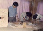 Estudiantes de artesanía de Quellón Estudiantes de artesanía de Quellón