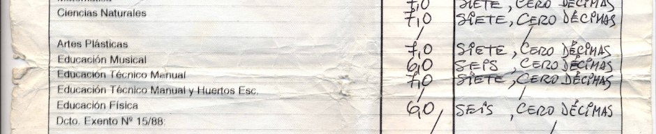 Certificado de notas Certificado de notas