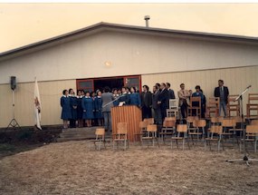 Coro de docentes de la Escuela E-120