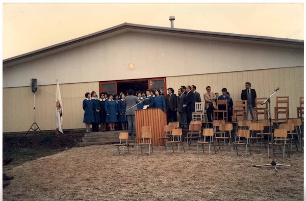 Coro de docentes de la Escuela E-120