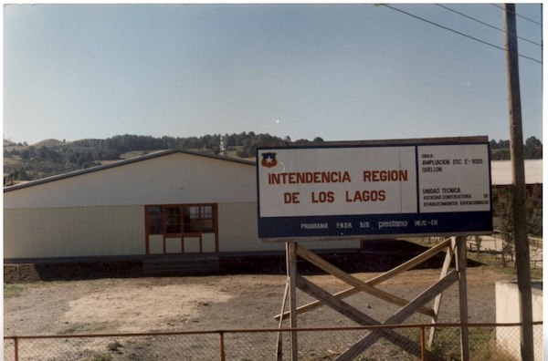 Obras de ampliación de la Escuela E-1020 de Quellón