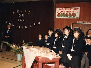 Brigada de tránsito de la escuela Eulogia Bórquez Pérez