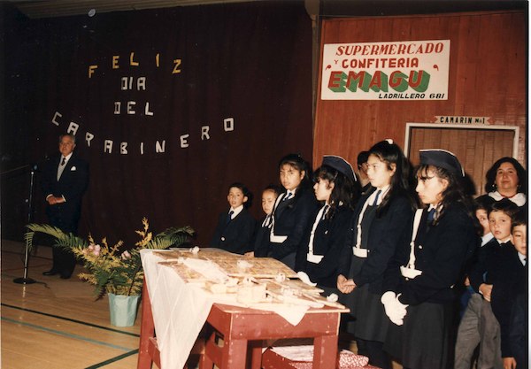 Brigada de tránsito de la escuela Eulogia Bórquez Pérez