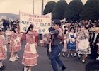 Cueca en la plaza de Quellón