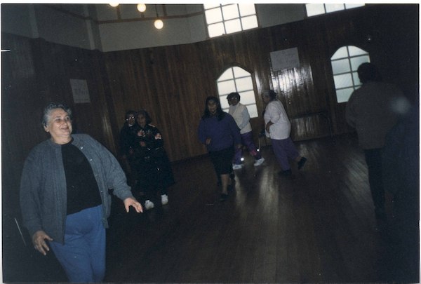 Clases de gimnasia en la Casa del Profesor