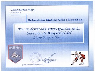 Reconocimiento a basquetbolista