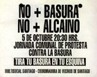 Jornada de protesta en la comuna de Santiago