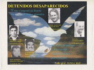 Homenaje a trabajadores de la construcción detenidos desaparecidos