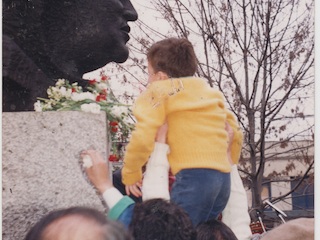 Inauguración del monumento de Luis Emilio Recabarren