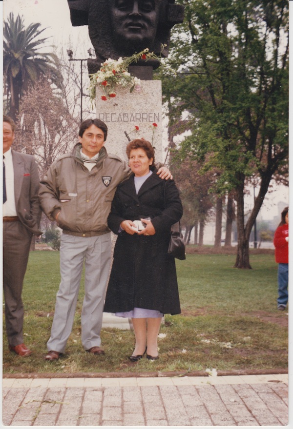 Inauguración del monumento de Luis Emilio Recabarren