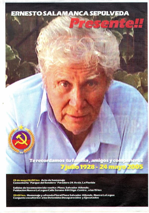 Homenaje a Ernesto Salamanca Sepúlveda Homenaje a Ernesto Salamanca Sepúlveda
