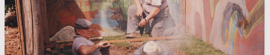 Instalación del monumento de Luis Emilio Recabarren