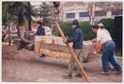 Instalación del monumento de Luis Emilio Recabarren Instalación del monumento de Luis Emilio Recabarren