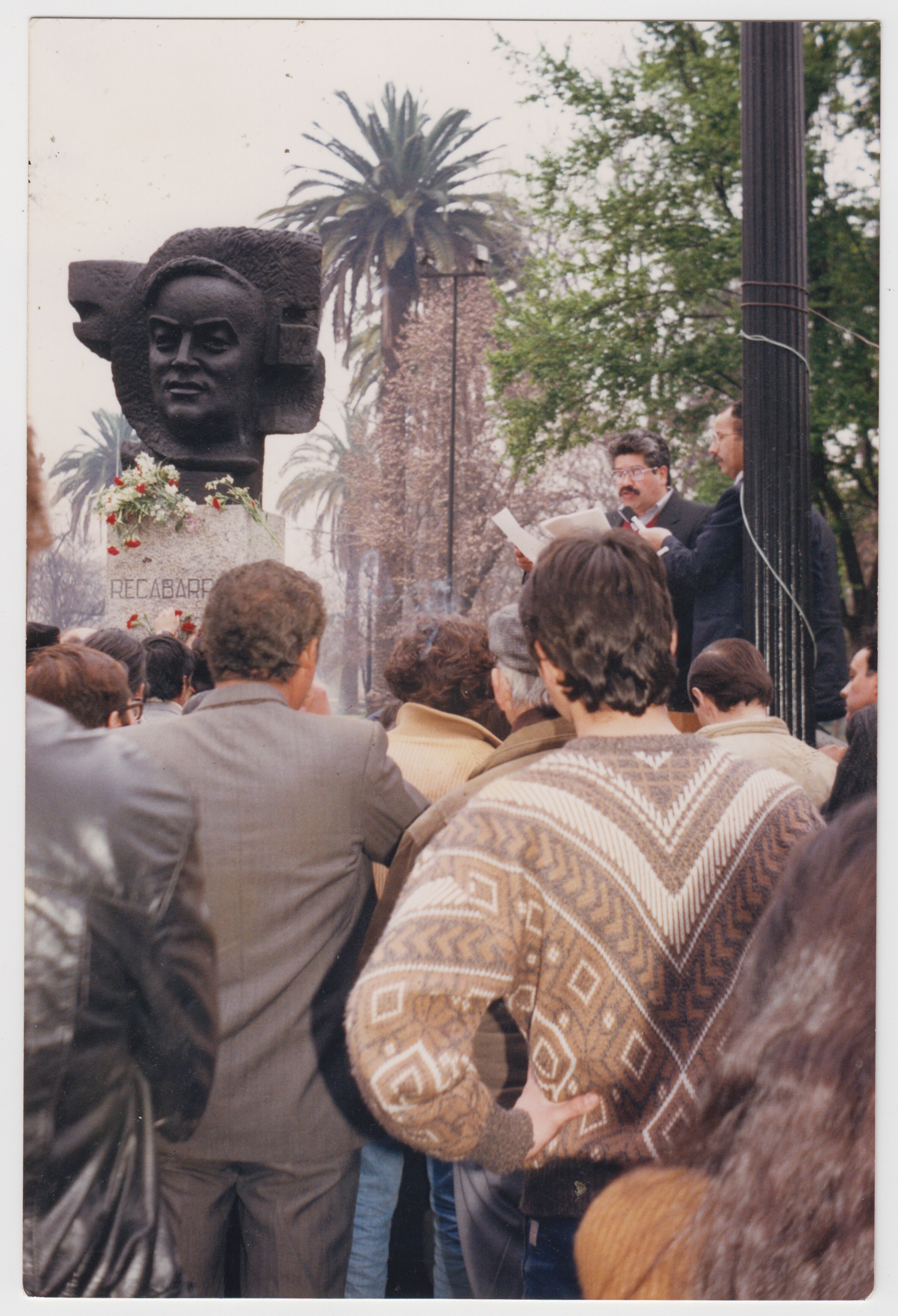 Inauguración del monumento de Luis Emilio Recabarren