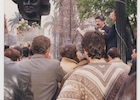 Inauguración del monumento de Luis Emilio Recabarren