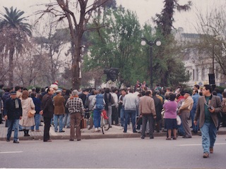 Inauguración del monumento a Luis Emilio Recabarren