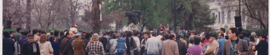 Inauguración del monumento a Luis Emilio Recabarren
