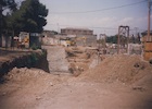 Construcción del Metro de Santiago