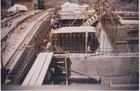 Obra de construcción del Metro de Santiago Obra de construcción del Metro de Santiago