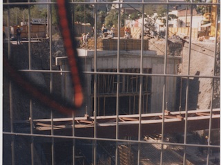 Obra de construcción del Metro de Santiago Obra de construcción del Metro de Santiago