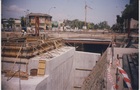 Construcción del Metro de Santiago