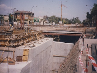 Construcción del Metro de Santiago Construcción del Metro de Santiago