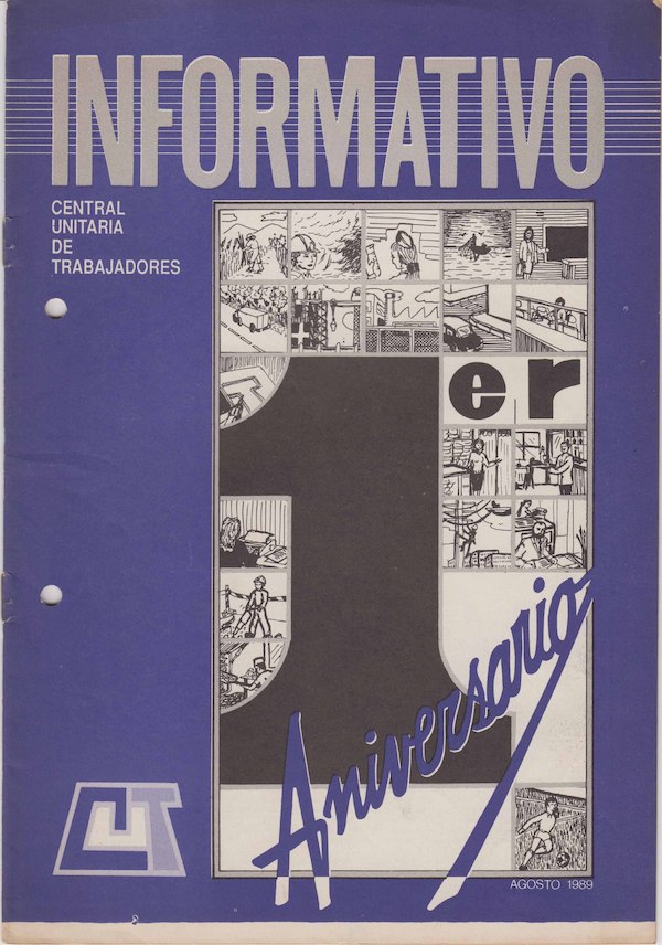 Primer aniversario de la Central Unitaria de Trabajadores (CUT)