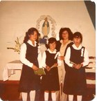 Primera comunión de hermanas González Primera comunión de hermanas González