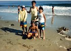 Amigos en la playa de Peñuelas