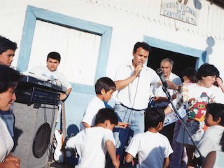 Entrega de regalos en Navidad