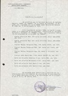 Certificado de bienes de la Hacienda El Tangue Certificado de bienes de la Hacienda El Tangue