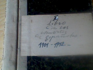 Libros de entierros de San Pablo Libros de entierros de San Pablo