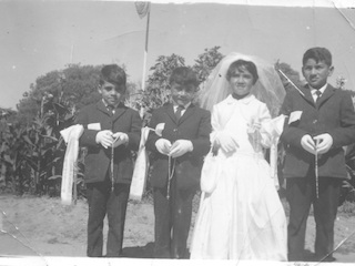 Primera comunión en la Hacienda El Tangue