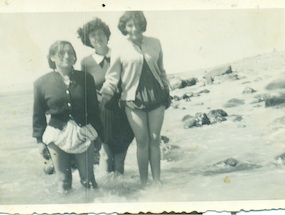 Familia Vega en la playa "Los Bañitos"