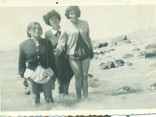 Familia Vega en la playa "Los Bañitos"