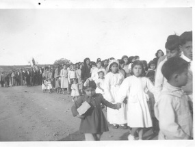 Procesión de la virgen del Carmen