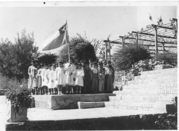 Acto en la escuela de la Hacienda El Tangue